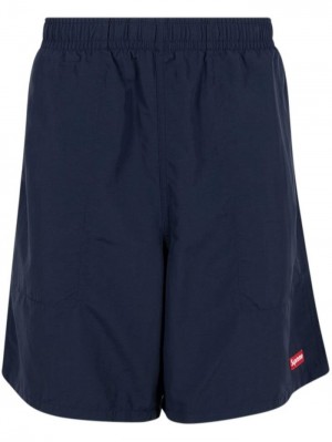 Supreme Agua Box Logo Azul Marino Azules | RRDH1377