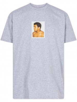 Supreme Ali/Warhol Photograph-print Grises | USLF2099