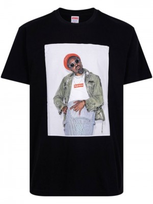Supreme Andre 3000 Photograph-print Negros | OSDS2968
