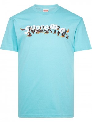 Supreme Apes Round-neck Turquesa | VARY1934