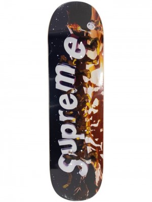 Supreme Apes Skateboard Deck Negros | ZRQS8589