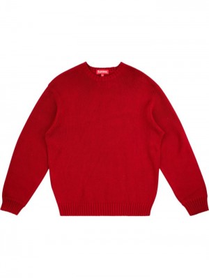 Supreme Back Logo De Punto Jumper Rojos | REAN1751