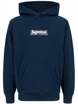 Supreme Bandana Box Logo Azul Marino Azules | BGOS4958