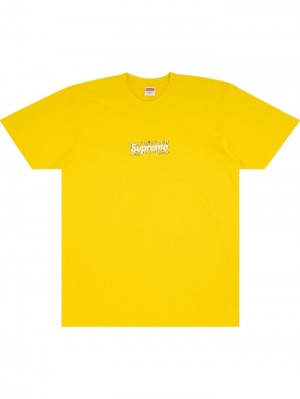 Supreme Bandana Box Logo Crew Neck Amarillos | KYXJ0378