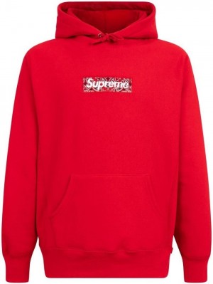 Supreme Bandana Box Logo Drawstring Rojos | CZYL5955