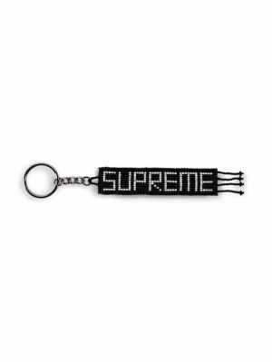 Supreme Beaded Logo Negros | BIKO2327