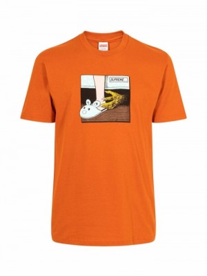 Supreme Bed Crew-neck Naranjas | OQQE8764