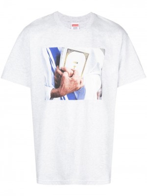 Supreme Bible-print Grises | OQXK3910
