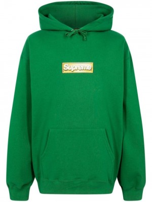 Supreme Bling Box Logo Drawstring Verdes | FSSP5318