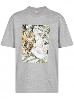 Supreme Bling Print Grey  | KQVN0618