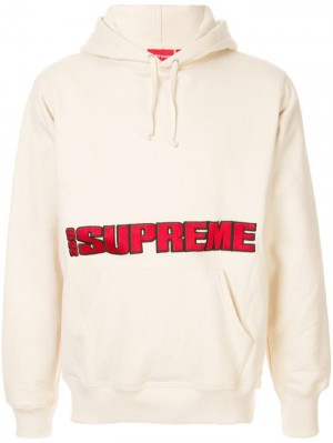 Supreme Blockbuster Logo-print Blancos | NCRJ3785