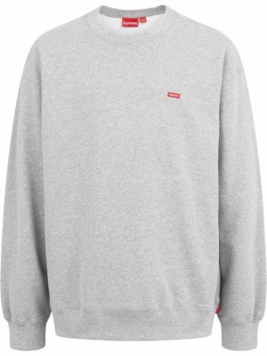 Supreme Box-logo Crewneck Sweatshirt Grises | FIKO5215