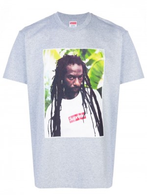 Supreme Buju Banton Print Grises | OXQV8861