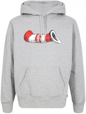 Supreme Cat In The Hat Algodon Grises Claro | DTHR3224
