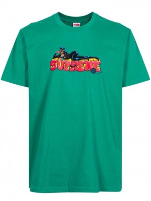 Supreme Catwoman Logo-print Verdes | PCSZ4564