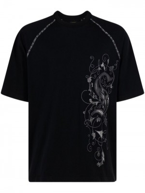 Supreme Coogi Corta-sleeve Negros | DKFG8142