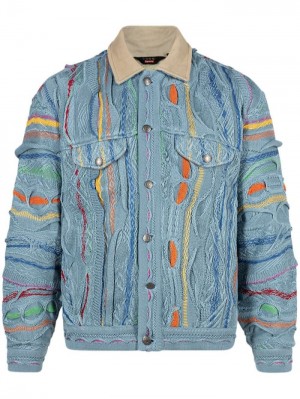 Supreme Coogi Trucker Shirt Azules Claro | XLIK2087