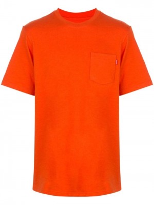 Supreme Corta-sleeve Pocket Naranjas | HDSE4141