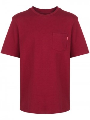 Supreme Corta-sleeve Pocket Rojos | NEDI8321