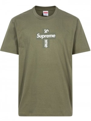 Supreme Cross Box-logo Verdes | FWNX3493