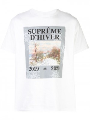 Supreme D Hiver Estampados-print Blancos | WWZP0265
