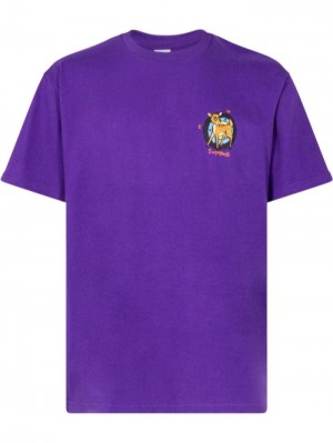 Supreme Deer Crew-neck Morados | UJNY7400
