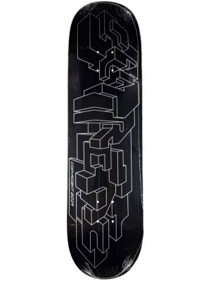 Supreme Delta Logo Skateboard Negros | XBJN6856