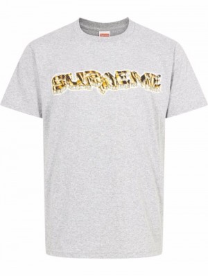 Supreme Diamond Logo-print Grises | KCCO3178