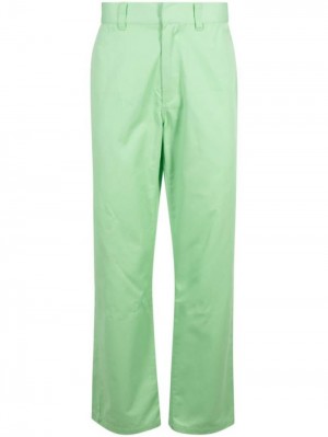 Supreme Directo-leg Algodon Trousers Verde Menta Verdes | QPSK2880