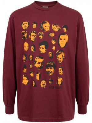 Supreme Faces Long-sleeve Vino | KVPM9838