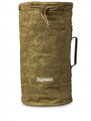 Supreme Fat Tip Jacquard Denim Verdes | KGAK3323