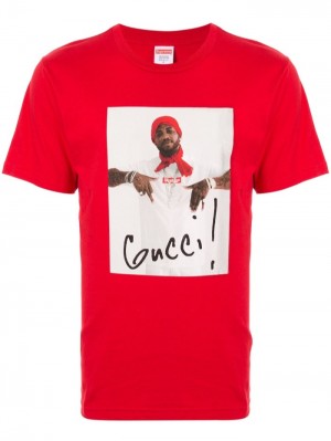 Supreme Gucci Mane Photo-print Rojos | REFA2879