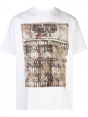 Supreme Iglesia Pentecostal Estampados-print Blancos | OPIU0421