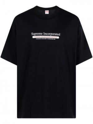 Supreme Inc. Slogan-print Negros | ALQT3574