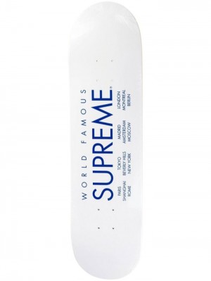 Supreme International Skateboard Deck Blancos | BCBB8215