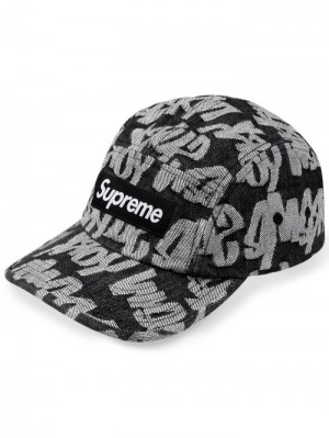 Supreme Jacquard Denim Negros | IBLO4275