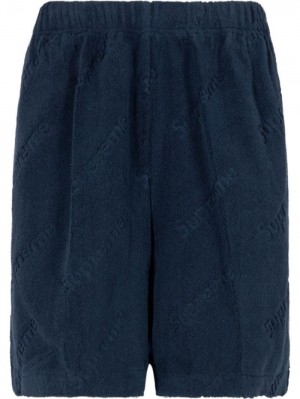 Supreme Jacquard-logo Terry Azules | AYZA4734