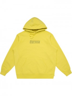 Supreme Kaws Chalk Logo Drawstring Amarillos | ONGN9459
