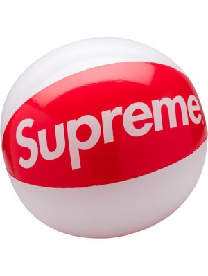 Supreme Logo Beach Ball Rojos | QIQX6151