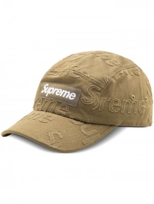Supreme Logo-appliqué Twill Baseball Verde Oliva Verdes | RDBV5153