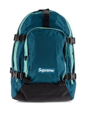 Supreme Logo-patch Panelled Verdes | ZTXW5408