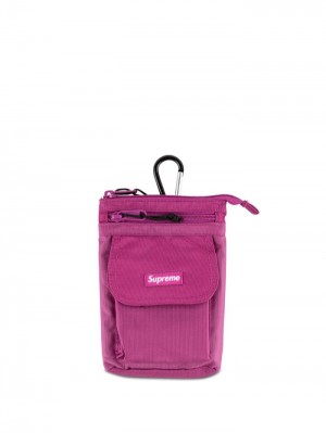 Supreme Logo-patch Shoulder Bag Rosas | KYFL6338