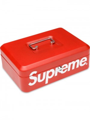 Supreme Logo-print Lock Box Rojos | MJPA6980