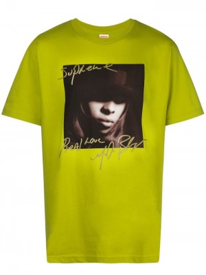 Supreme Mary J. Blige Crew Neck Verdes | ZZCU3072