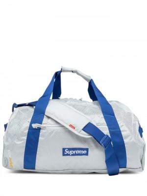 Supreme Mesh Panels Duffle Bag Grises | KRXV0450