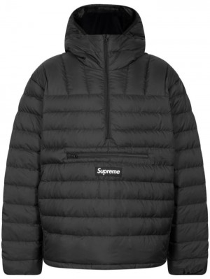 Supreme Micro Down Half-zip Pullover Negros | MAGK1349