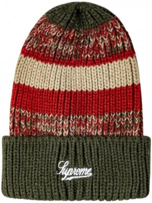 Supreme Mixed Stripe Acanalado Verdes | HXJV8096