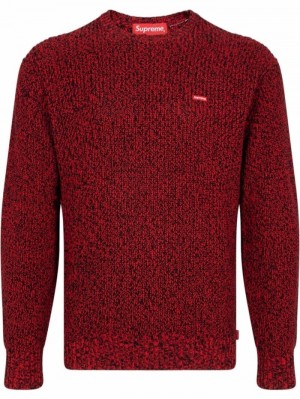 Supreme Mélange Acanalado Knit Jumper Rojos | JJZL8282