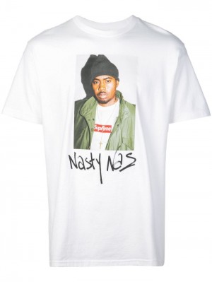 Supreme Nasty Nas Estampados-print Blancos | YLTP3028