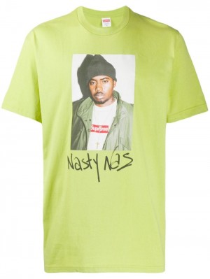 Supreme Nasty Nas Photographic-print Verdes | MGFI0417